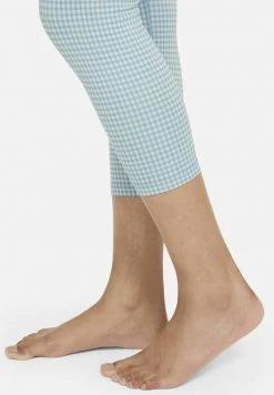 Nike Performance Damen GINGHAM CROP - Tights - Sail/cerulean/cerulean 12 Nike Performance Damen GINGHAM CROP - Tights - Sail/cerulean/cerulean -Angebote Nike Store ef051d1794554037bb1bc0e67b958922