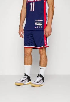 Nike Performance Herren NBA BROOKLYN NETS MOMENTS MIXTAPES CITY EDITION SWINGMAN SHORT - Kurze Sporthose - Blue Void/white/university Red
