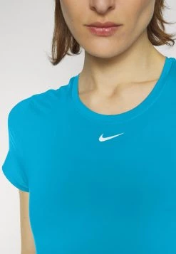 Nike Performance Damen ONE SLIM - Sport T-shirt - Laser Blue/white -Angebote Nike Store efbfd8e68165446fbe57745972b37100