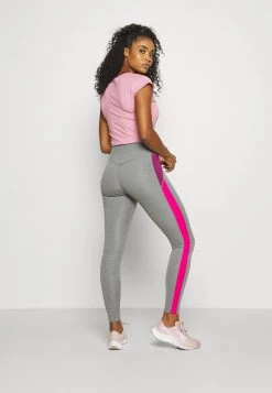Nike Performance Damen ONE - Tights - Iron Grey/active Pink/white -Angebote Nike Store f005bc947e334470bd5d6531163f77e4