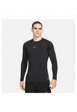 Nike Performance Herren LANGARM - Sport T-shirt - Black Black Iron Grey