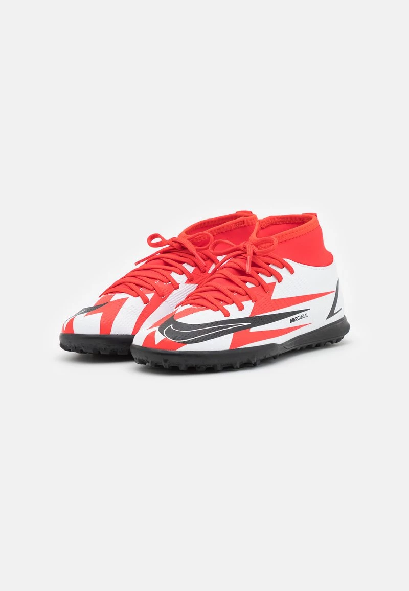 Nike Performance MERCURIAL 8 CLUB CR7 TF - Fußballschuh Multinocken - Chile Red/black/white/total Orange | Unisex 2 Nike Performance MERCURIAL 8 CLUB CR7 TF - Fußballschuh Multinocken - Chile Red/black/white/total Orange | Unisex – Bild 2