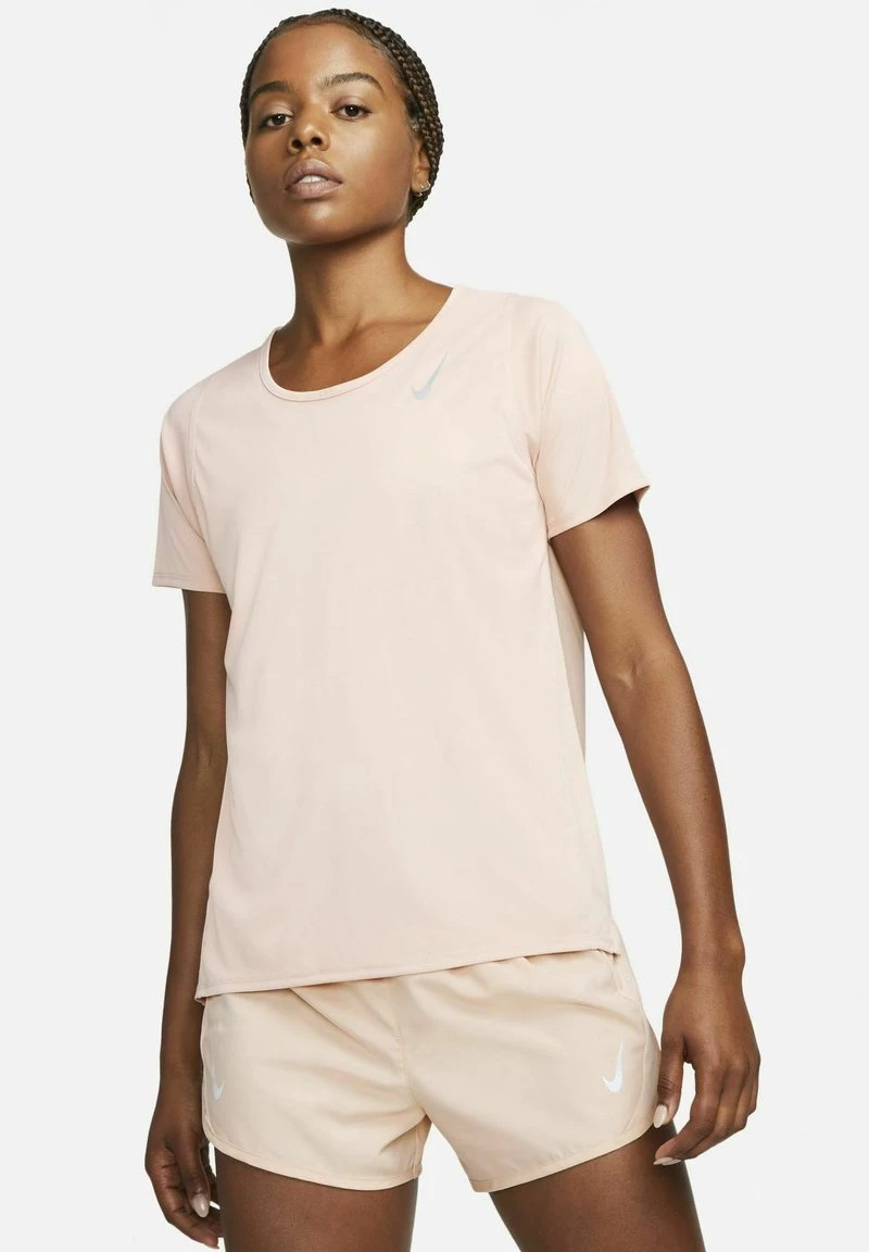 Nike Performance Damen RACE - Sport T-shirt - Pink Oxford 1 Nike Performance Damen RACE - Sport T-shirt - Pink Oxford