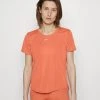 Nike Performance Damen ONE - Sport T-shirt - Madder Root/white
