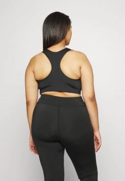 Nike Performance Damen W NK DF SWSH NON PAD PLUS - Sport-BH Mit Mittlerer Stützkraft - Black/white -Angebote Nike Store f2d47983420348d0a6aafdef91be5da2