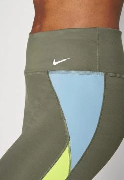 Nike Performance Damen ONE - Tights - Medium Olive/worn Blue/atomic Green/white -Angebote Nike Store f3129cad6a6740f0a0990a121434f89c
