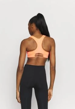 Nike Performance Damen AIR BRA - Sport-BH Mit Mittlerer Stützkraft - Bright Mango/silver -Angebote Nike Store f35692df998540c98e241b098b0c95a5