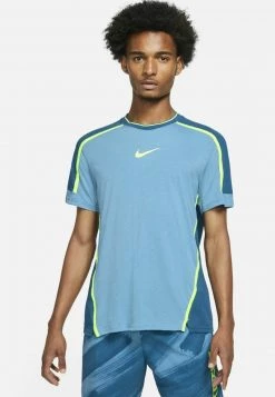 Nike Performance Herren Sport T-shirt - Dutch Blue Court Blue Volt
