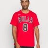 Nike Performance Herren CHICAGO BULLS NAME AND NUMBER TEE - Vereinsmannschaften - University Red
