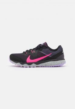 Nike Performance JUNIPER TRAIL - Laufschuh Trail - Black/hyper Pink/cave Purple/lilac/light Smoke Grey | Damen