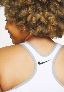 Nike Performance Damen LOGO BRA - Sport-BH Mit Mittlerer Stützkraft - Black/light Smoke Grey/white -Angebote Nike Store f4f1d7f8c50446c6b1ba0f5e5b397ead