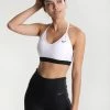Nike Performance Damen INDY - Sport-BH Mit Leichter Stützkraft - White/black/black