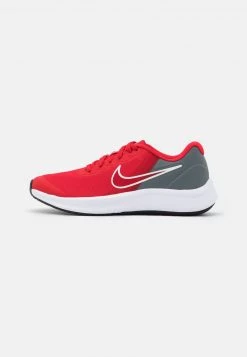 Nike Performance STAR RUNNER 3 UNISEX - Laufschuh Neutral - University Red/smoke Grey/white