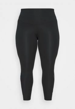 Nike Performance Damen RUN 7/8 PLUS - Tights - Black/white -Angebote Nike Store f5186fb872b84cb28d29aa9397ab0eb1