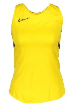 Nike Performance Top - Gelbschwarzgrau | Damen