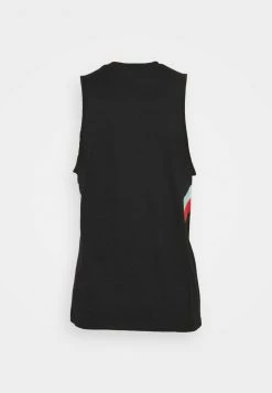 Nike Performance Damen DRY STRIPE - Top - Black/chile Red -Angebote Nike Store f660dafeadd541b189c4f3a9fe3100c0