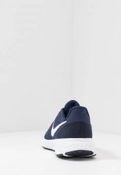 Nike Performance Herren REVOLUTION 5 - Laufschuh Neutral - Midnight Navy/white/dark Obsidian -Angebote Nike Store f6a90dd1d83148c1b3a435b434437e47