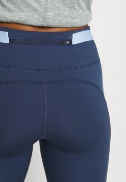 Nike Performance Damen EPIC LUXE TRAIL - Tights - Midnight Navy/aluminum/reflective Silver -Angebote Nike Store f6dfddd2bf874dcb85eba8316141745b