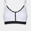 Nike Performance Damen INDY LOGO CUTOUT BRA - Sport-BH Mit Leichter Stützkraft - White/black