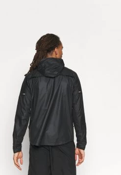 Nike Performance Herren SHIELDRUNNER - Laufjacke - Black/silver -Angebote Nike Store f72dbcd9d5334fa3b3e544f7bf7c7292