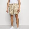 Nike Performance Herren SLAM SHORT - Kurze Sporthose - Parachute Beige/white