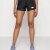 Nike Performance Damen SHORT - Kurze Sporthose - Black/black/medium Olive/white