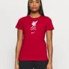Nike Performance Damen LIVERPOOL FC TEE EVERGREEN CREST - Sport T-shirt - Gym Red/white