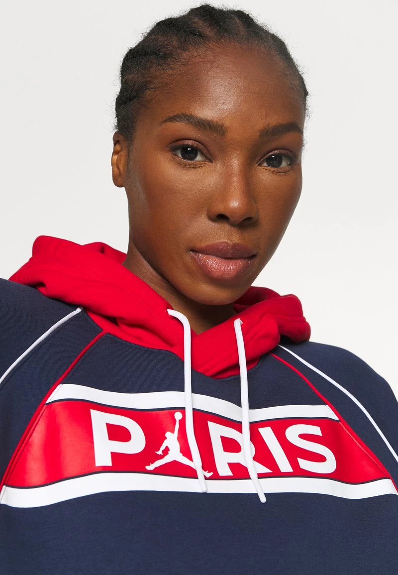 Nike Performance Damen PARIS ST GERMAIN HOODIE - Vereinsmannschaften - Midnight Navy/university Red 4 Nike Performance Damen PARIS ST GERMAIN HOODIE - Vereinsmannschaften - Midnight Navy/university Red – Bild 4