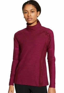 Nike Performance PRO HYPERWARM - Sweatshirt - Bordeaux | Damen