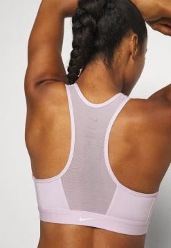 Nike Performance Damen ZIP FRONT BRA - Sport-BH Mit Mittlerer Stützkraft - Regal Pink/white -Angebote Nike Store f862dd1ed7f64e55a2e12b8f15275d03