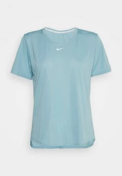Nike Performance Damen ONE - Sport T-shirt - Worn Blue/white -Angebote Nike Store f8b469f411ea4fc59affef69c628771a