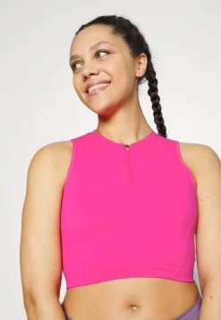 Nike Performance Damen CROP TANK - Top - Active Pink/white -Angebote Nike Store f8bc855be9a8448683088a8312f637a7