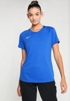 Nike Performance Damen DRY - T-Shirt Print - Royal Blue/obsidian/white