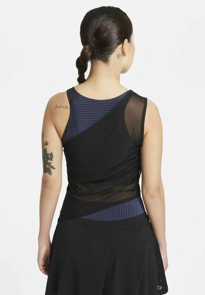 Nike Performance BEZ RĘKAWÓW DO TENISA COURT DRI-FIT ADV SLAM - Top - Black/white | Damen 3 Nike Performance BEZ RĘKAWÓW DO TENISA COURT DRI-FIT ADV SLAM - Top - Black/white | Damen – Bild 3