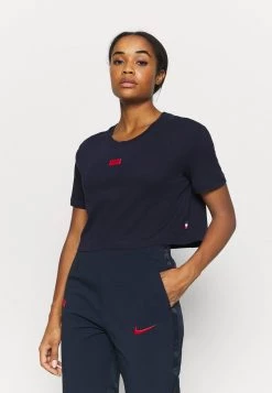 Nike Performance Damen FRANKREICH FFF TEE VOICE - Nationalmannschaft - Blackened Blue