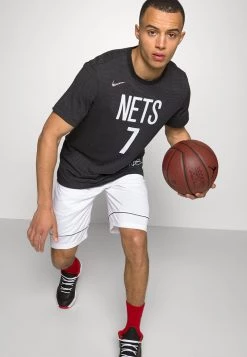 Nike Performance Herren NBA BROOKLYN NETS KEVIN DURANT NAME & NUMBER TEE - Vereinsmannschaften - Black