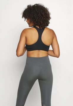 Nike Performance Damen FUTURA - Sport-BH Mit Mittlerer Stützkraft - Black/white/particle Grey -Angebote Nike Store fb980097051c44e8a0507da645c01468