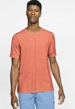 Nike Performance Herren M NK DRY TOP - T-Shirt Basic - Magic Ember Crimson Bliss Black