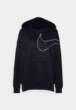 Nike Performance Damen THERMA-FIT - Kapuzenpullover - Black/white -Angebote Nike Store fc7fb5401d474af39a54c3f7bd93d650