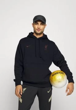 Nike Performance Herren LIVERPOOL FC CLUB HOODIE - Kapuzenpullover - Black/mystic Stone -Angebote Nike Store fca64bcbff11464b817df4f9f3e47d00