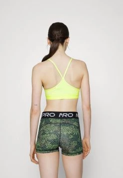 Nike Performance Damen INDY V NECK BRA - Sport-BH Mit Leichter Stützkraft - Atomic Green/white -Angebote Nike Store fdc0809fd0ce4cfc82acd63acffefe22