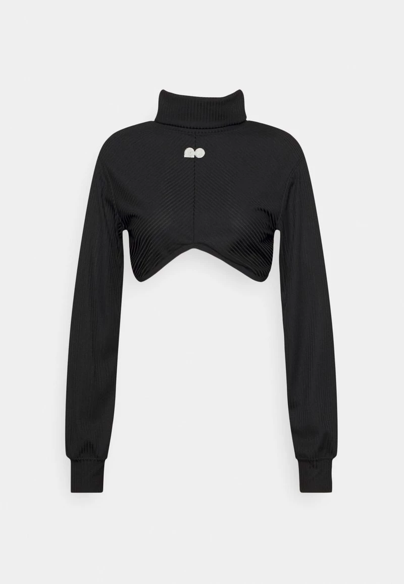 Nike Performance Damen MOCK - Langarmshirt - Black/wolf Grey 1 Nike Performance Damen MOCK - Langarmshirt - Black/wolf Grey