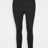 Nike Performance Damen ONE 7/8 - Tights - Black/white