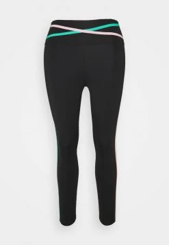 Nike Performance Damen ONE 7/8 - Tights - Black/white