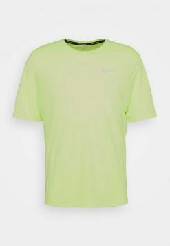 Nike Performance Herren MILER TOP - Sport T-shirt - Ghost Green/reflective Silver