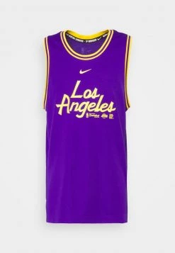 Nike Performance Herren NBA LOS ANGELES LAKERS DNA TANK - Vereinsmannschaften - Field Purple/amarillo